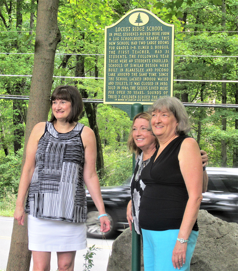 The Selig sisters, from left: Laura, Loretta and Janet.